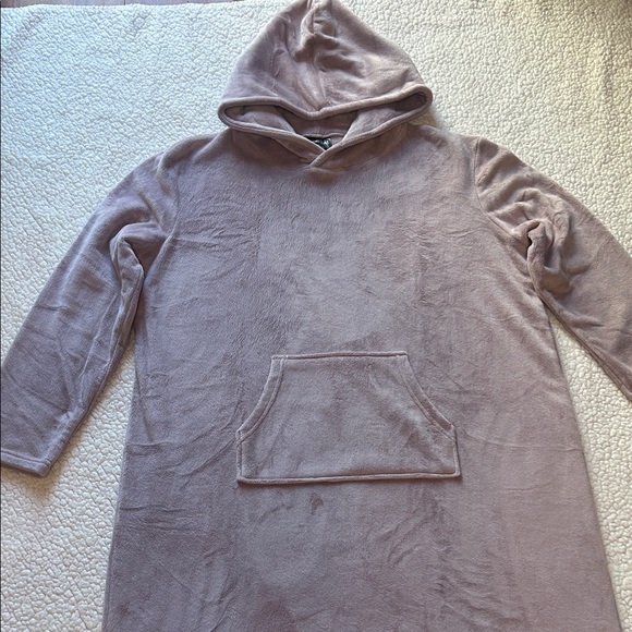 32 Degrees Cozy Hooded Robe - Light Pink - Picture 5 of 9